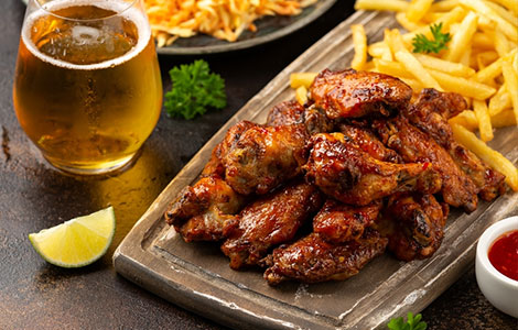  Crispy BBQ Wings